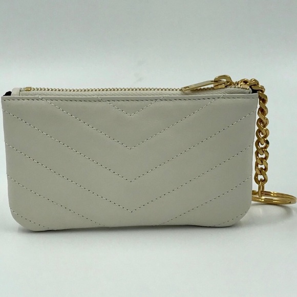 YSL Saint Laurent Cassandre Matelassé Key Pouch - Picture 3 of 11